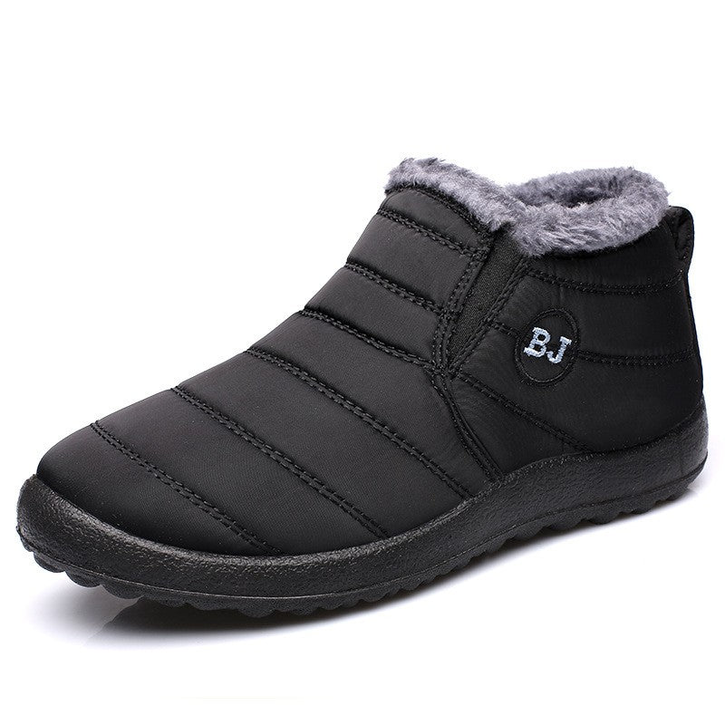 Boots Men Snow Outdoor Mens Fur Shoes Men's Winter Boots Hiking Ankle Boots Waterproof Men Shoes Work Shoes Footwear