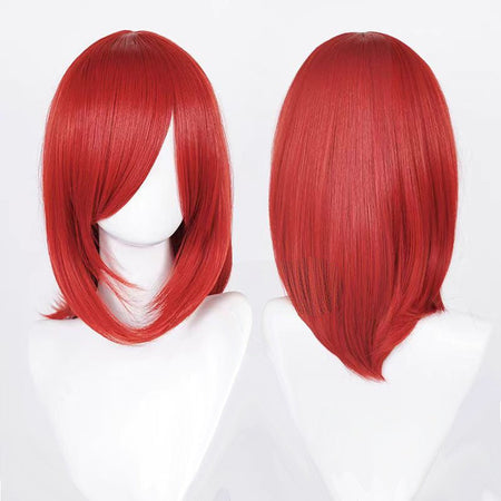 Cosplay Wigs Multicolor 16 Inch Short Straight Men's Wig Synthetic Heat Resistant Wigs for Anime Cosplay Halloween Party Use