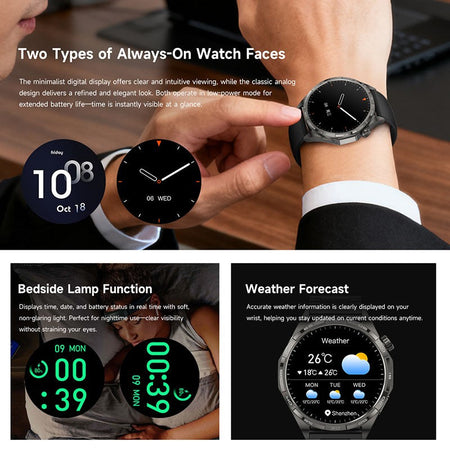 2026New Original fitness Watch G T6 Pro Smart Watch 1.50"HD AMOLED Screen GPS track Heart Rate Bluetooth Call Smartwatch for Men