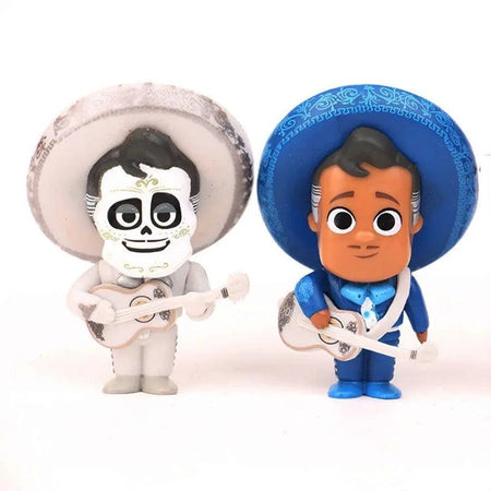 8pcs/Set Movie Pixars COCO Action Figure Toys Mini Cute Cartoon Anime Toys Model Children For fun Birthday Gifts Desk Decoration