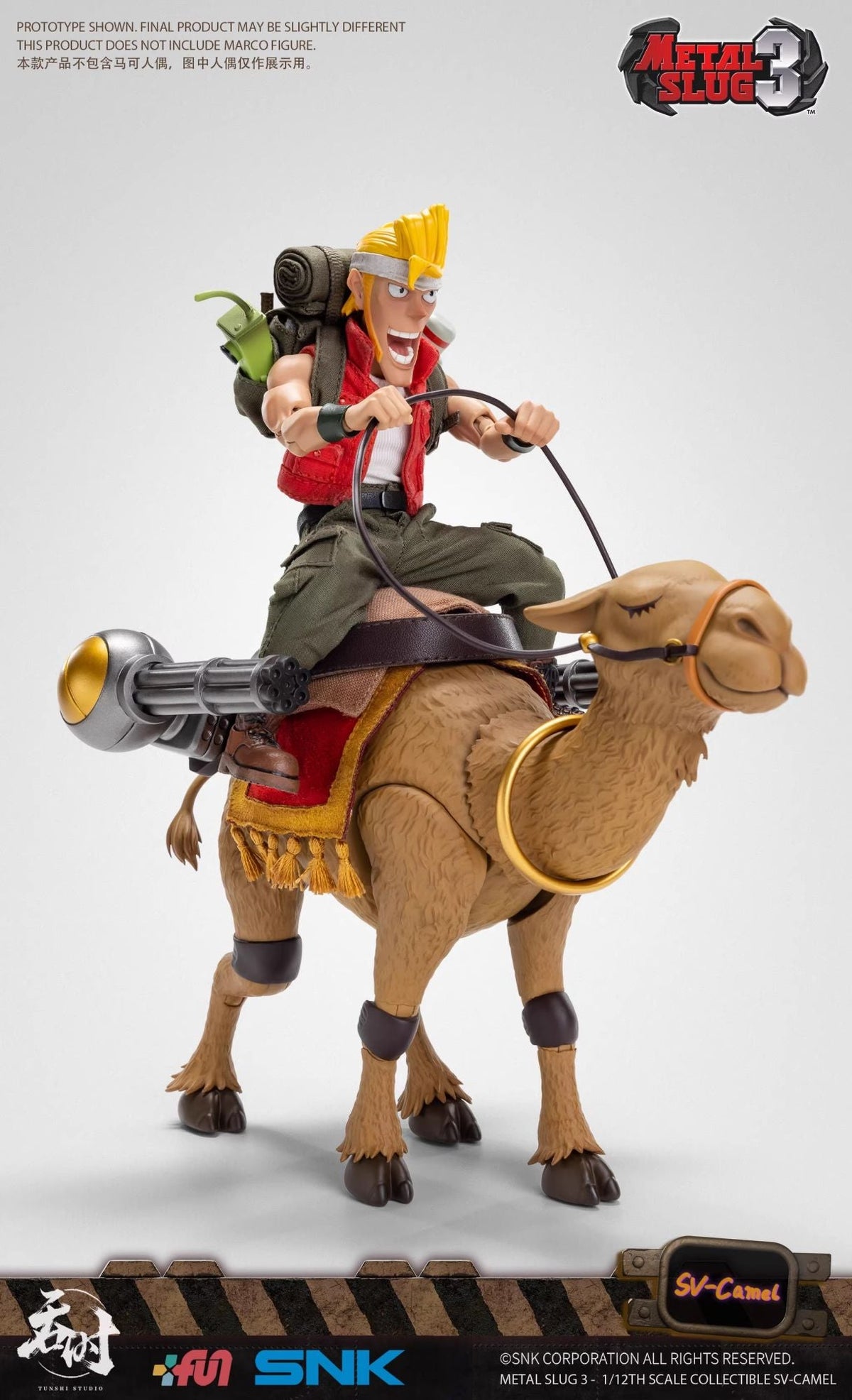 In Stock TunShi Studio METAL SLUG 1/12 SHF METAL SLUG SV-Camel Vehicle Mount Anime Action Figures Toys Models PVC Collector