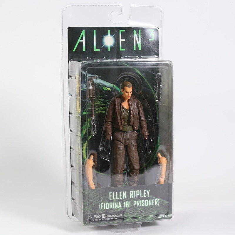 NECA Aliens Xenomorph Warrior Dog Alien Ellen Ripley Weyland Yutani Bishop Colonel Cameron 7"Action Figure Collectible Model Toy