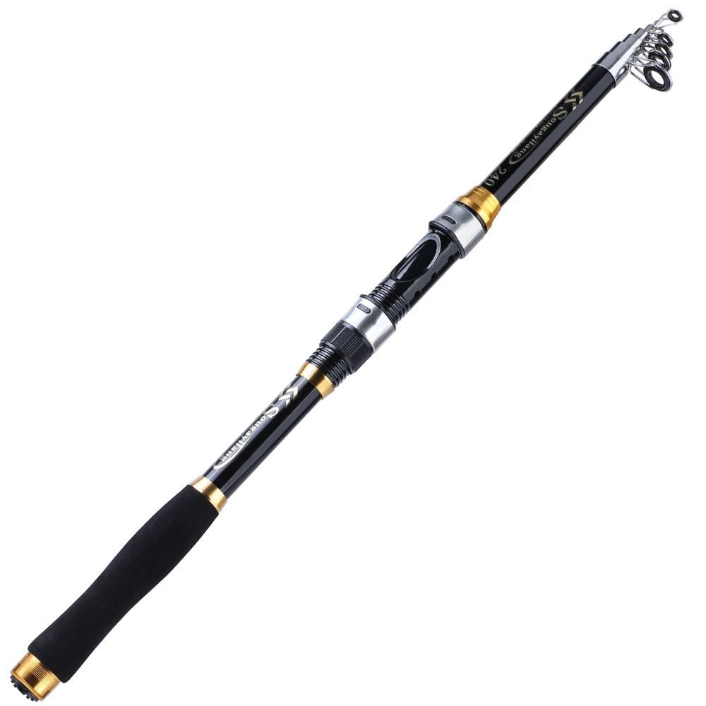 Sougayilang 1.8M-3.3M Carp Fishing Rod Cost-effective FRP Material Fishing Pole Maximum Load 8kg Telescopic Fishing Rod Pesca