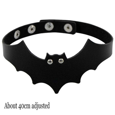 Woman Black Punk Choker Collar Necklace Sexy PU Leather Heart Lock Key Spike Chocker Gothic Cosplay Accessories Party Jewelry