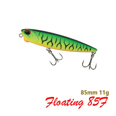85mm 11g Floating Pencil Fishing Lure Topwater Walking the Dogs Freshwater Swimbait Wobbler for Pike Bass Artificial Hard Baits