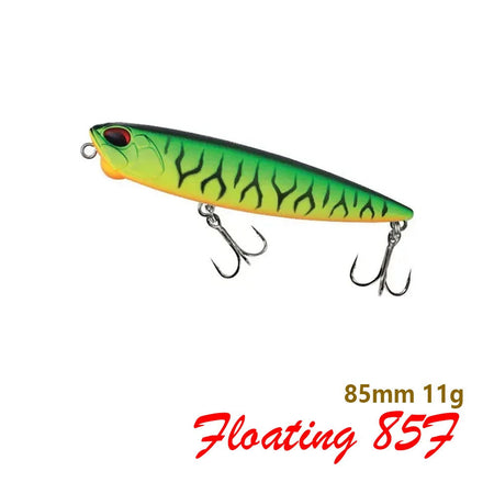 85mm 11g Floating Pencil Fishing Lure Topwater Walking the Dogs Freshwater Swimbait Wobbler for Pike Bass Artificial Hard Baits