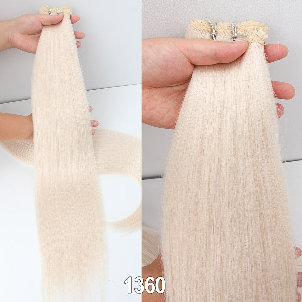 Russia Straight Hair Weave Bundles 65cm 200G Fiber Synthetic Hair Extensions Bio Protein Heat Resistant Ponytail Cosplay Hair