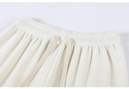 Women Long Pants Spring Autumn Women Elastic Waist Stright Long Wide leg pants 2024 Casual Female Long Pants Trousers