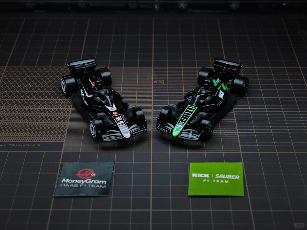 Hot Wheels X Formula 1 1/64 Collectible Car Toys 5 Packs Haas F1 Team Kick Sauber F1 Team Moneygram Theme Vehicle Gifts For Fans
