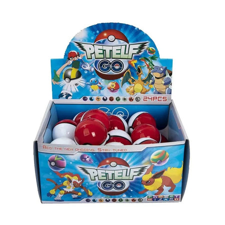 12/20/24Pcs /Set 4-5 Cm PokeBall Model Anime Figure Pocket Monster Pet Elf Dolls Toys For Children's Birthday Gift