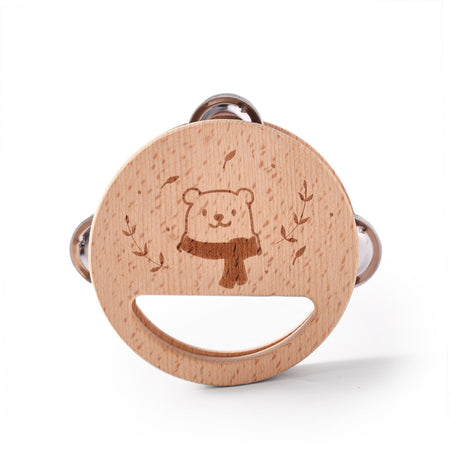 1pc Baby Wooden Rattle Wooden Elephant Xylophone Baby 0 3 Years Toys Make Sound Toys Music Rattle Wooden Kids Instruments Toys