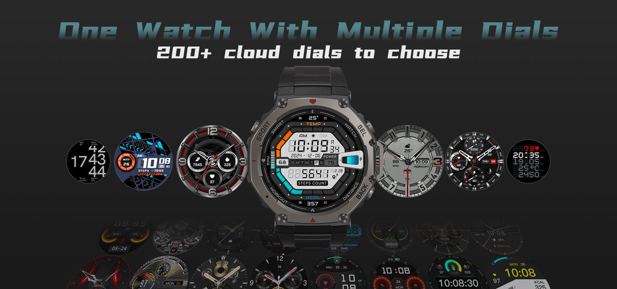 2025 Original T-Rex 3 Ultra Military GPS Smartwatch Built-in GNSS Compass Altimeter 10ATM Waterproof Sports Smartwatch Men Women