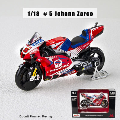 Maisto 1:18 NEW 2023 Ducati Lenovo Team  #1 Bagnaia Champion Moto GP Racing casting alloy motorcycle Model collection gift toy