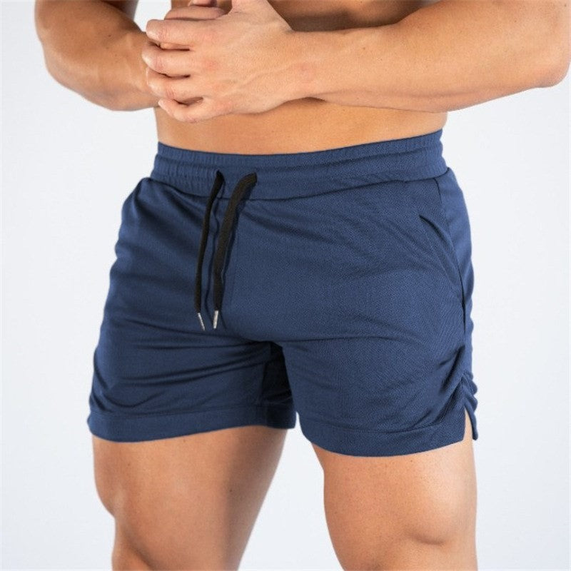 2024 Latest, Fast Drying Breathable Muscle Running Shorts, Marathon Seven Legs, Fitness Beach Pants, Tight Mesh Fabric, Hip Hop
