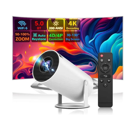 Oneplus Projector HY300 Pro 4K Android 11 Dual Wifi6 290ANSI Allwinner H713 BT5.0 1080P 1280*720P Home Cinema Outdoor Projetor