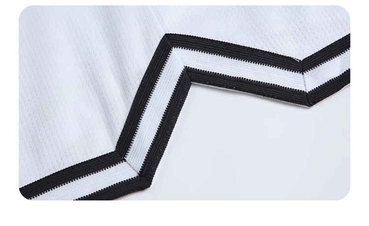 SONECHOKI Knee Length Basketball Shorts Men Striped Loose Running Sport Gym Mesh Breathable Fitness Training Workout Bottom Male