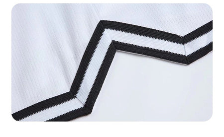 SONECHOKI Knee Length Basketball Shorts Men Striped Loose Running Sport Gym Mesh Breathable Fitness Training Workout Bottom Male