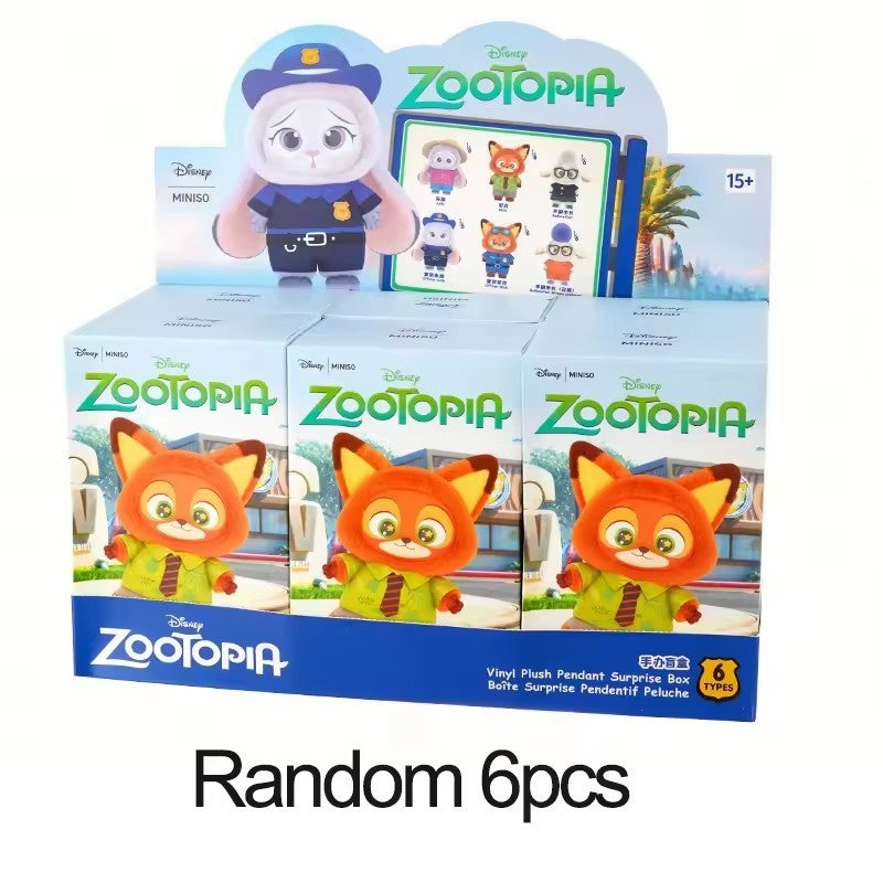 New in stock Zootopia 2 Plush Vinyl Keychain Blind Box Collectible Toy Gift for Girls Animal Mystery Trending Child Toys