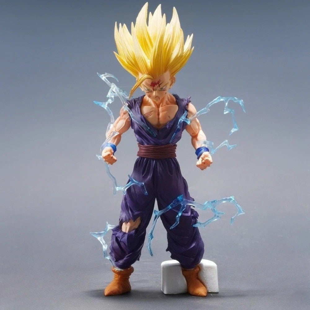 24cm/9.45in Anime Dragon Ball Figure Super Saiyan 2 Son Gohan Action Figures Pvc Desktop Ornamen Collection Model Toys Gifts