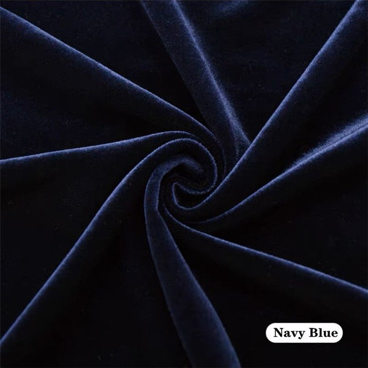 French Style Black Velvet Skirt For Women High Waist A-Line Velour Skirts Spring Autumn Simple High Street Long Skirts Plus Size