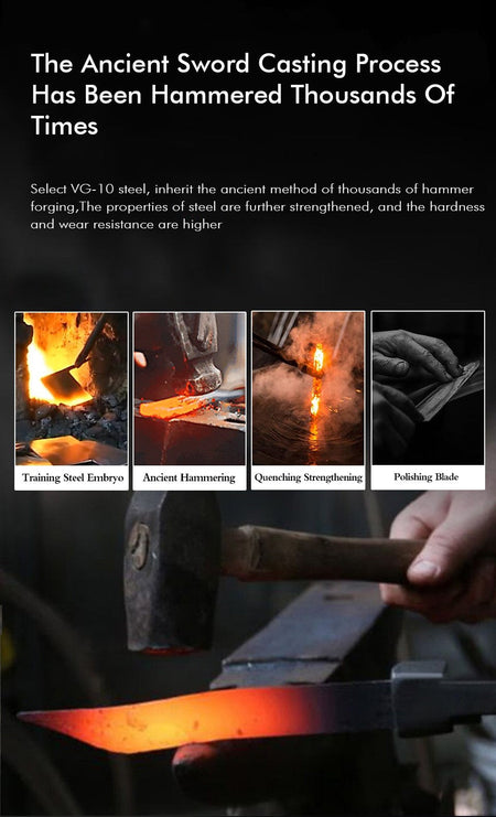 TURWHO Hand Forged Japanese Kitchen Knives Damascus Chef Knife High Carbon VG10 Steel Santoku Nakiri Bread Utility Handmad Knife