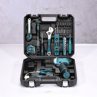 High-power Electric Drill Power Tool Sets Automotive Tools Multifunctional Repair Combination Tools Auto Repair Toolbox Kit