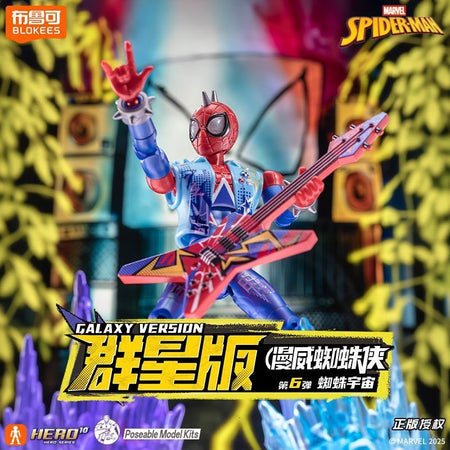 Blokees Hobie Brown Spider-Man Green Goblin Sandman Electro Shocker Spider-Man 2099action Figure Assembly Collection Toys Gifts