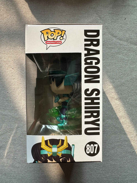 Funko Pop Saint Seiya Action Figure Cygnus Hyoga #808 Dragon Shiryu #807 Andromeda Shun #809 Phoenix Ikki #810 Vinyl Dolls Toys