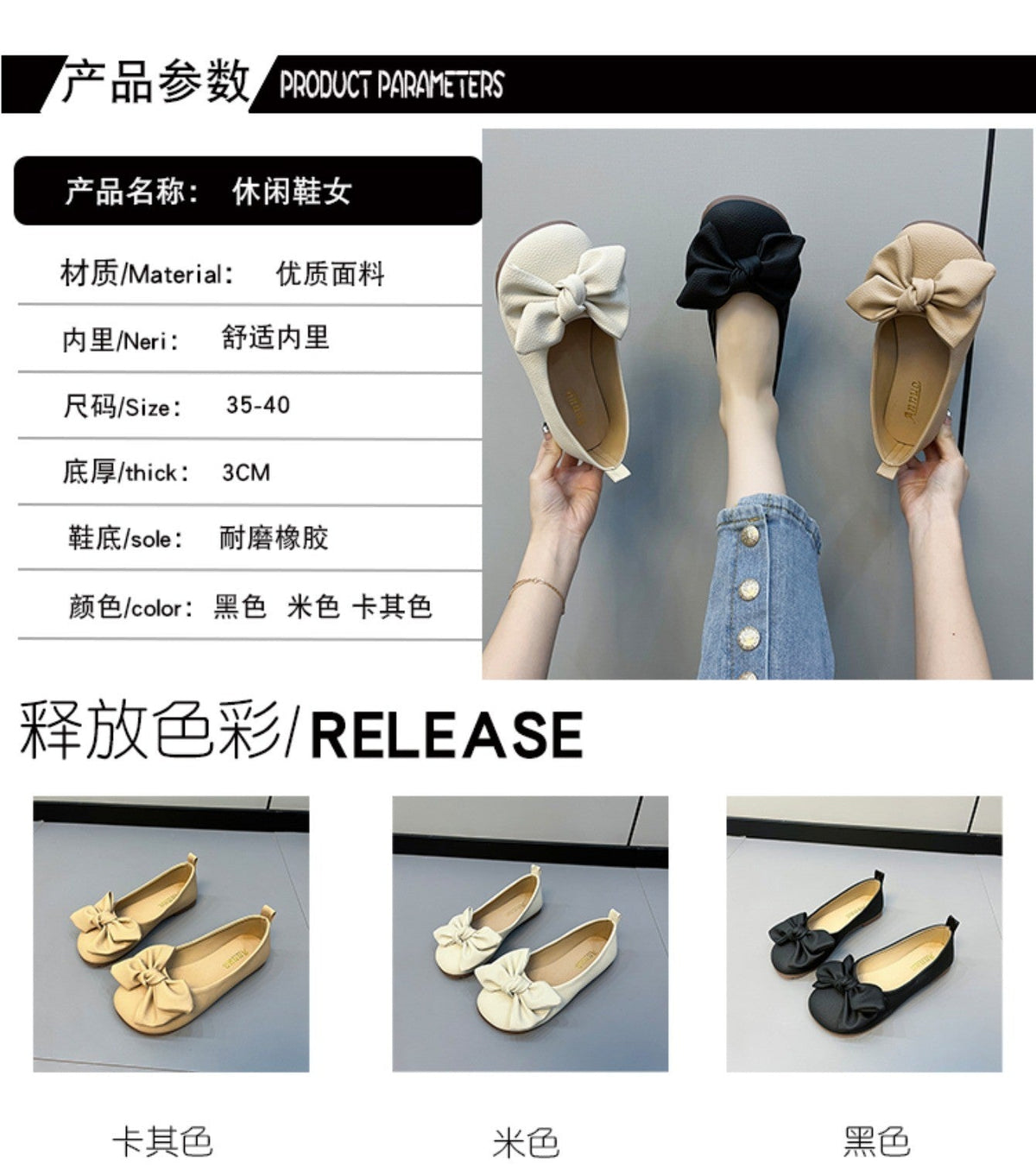 New Luxury Designer Shoes for Women Fashion Butterfly-knot Square Toe Party Leather Ballet Flats Ladies Flat Shoes Loafers Women