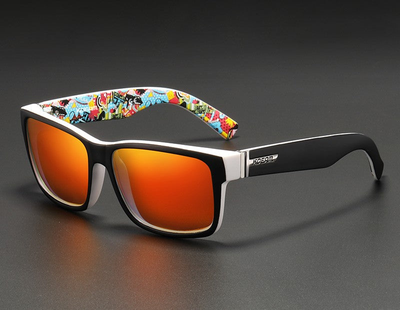 KDEAM Revamp Of Sport Men Sunglasses Polarized Shockingly Colors Sun Glasses Outdoor Driving Photochromic Sunglass With Box