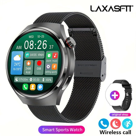 G.L Wear 2025 New Men's Smart Watch HD Display Health Tracking Bluetooth Calling Voice Assistant Sports Smartwatch