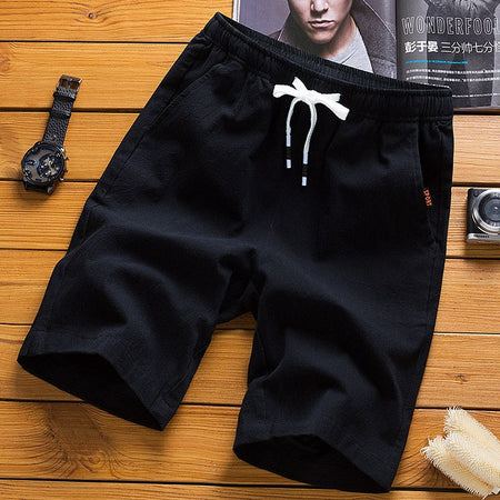 Summer Men'S Large Size Casual Shorts Beach Pants Running Sport Straight Short Pants Male Thin Sweatpant Leisure Loose Shorts