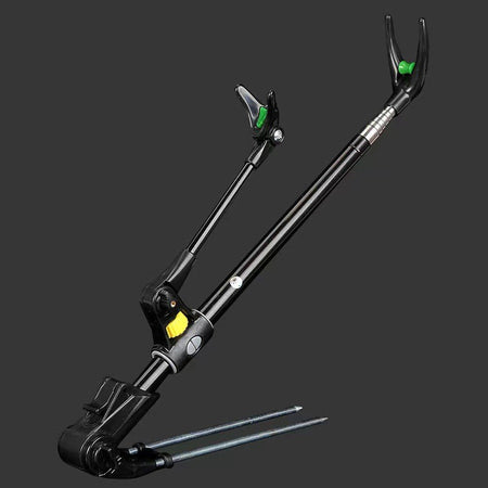 1.7M/2.1M/2.4M New Stainless Steel Thickened Telescopic Fishing Rod Bracket Fishing Rod Dual Purpose Bracket Fishing Rod Holder
