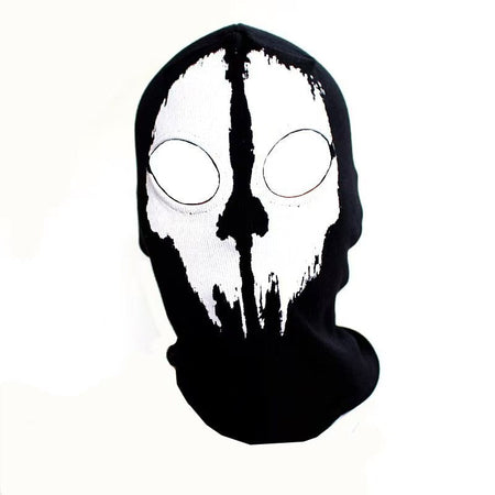 Halloween new mask Black Mask Balaclava Beanies Hats Men Ghost Skull Full Face Warmly Mask Hood Beanie Ggorros Hombre Casquette
