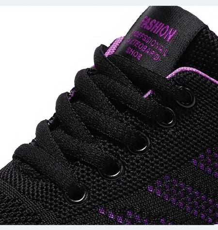 Litfun Women's Casual Sports Shoes Fashion Female Soft Bottom Sneakers Breathable Mesh Running Shoes Leisure Light Flats Shoes