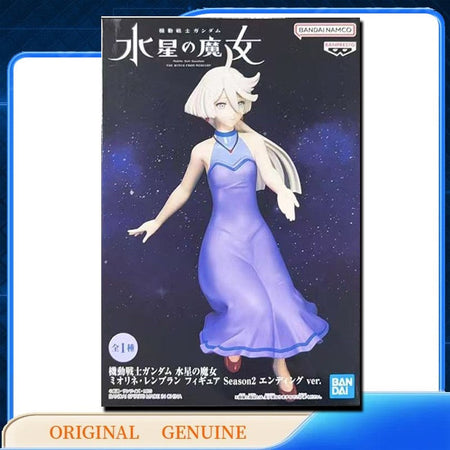 Bandai Original Genuine BANPRESTO SULETTA CHUATURY NIKA MIORINE ELAN GUEL Qposket Anime Action Figures Toys Gift Model Ornaments