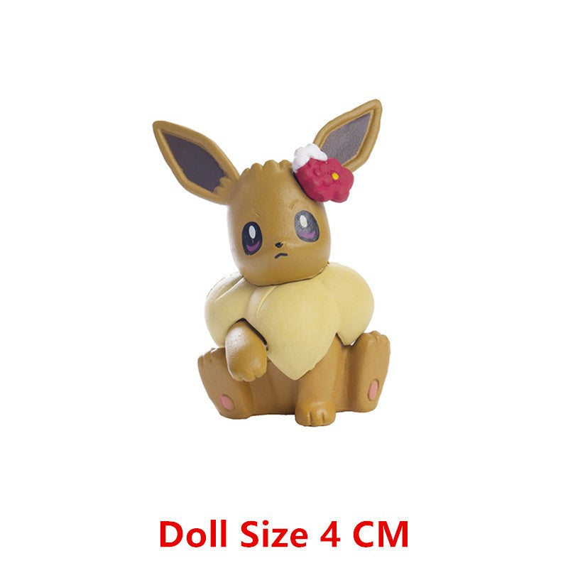 Pokemon Anime Figure Pikachu Eevee Charizard Mewtwo Cartoons Figure Collection Model Pocket Monster Action Toys Kids Birthday Gi