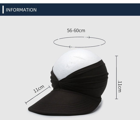 Sport Sun Visor Hats Empty Top Baseball Sun Cap Ladies Sun Hats with UV Protection Beach Sun Hats for Young Girls Women