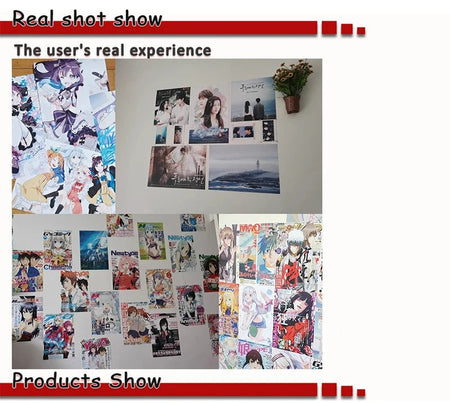 Puella Magi Madoka Magica Poster Anime Posters Sticky HD Quality Wall Art Retro Posters For Home Kawaii Room Decor