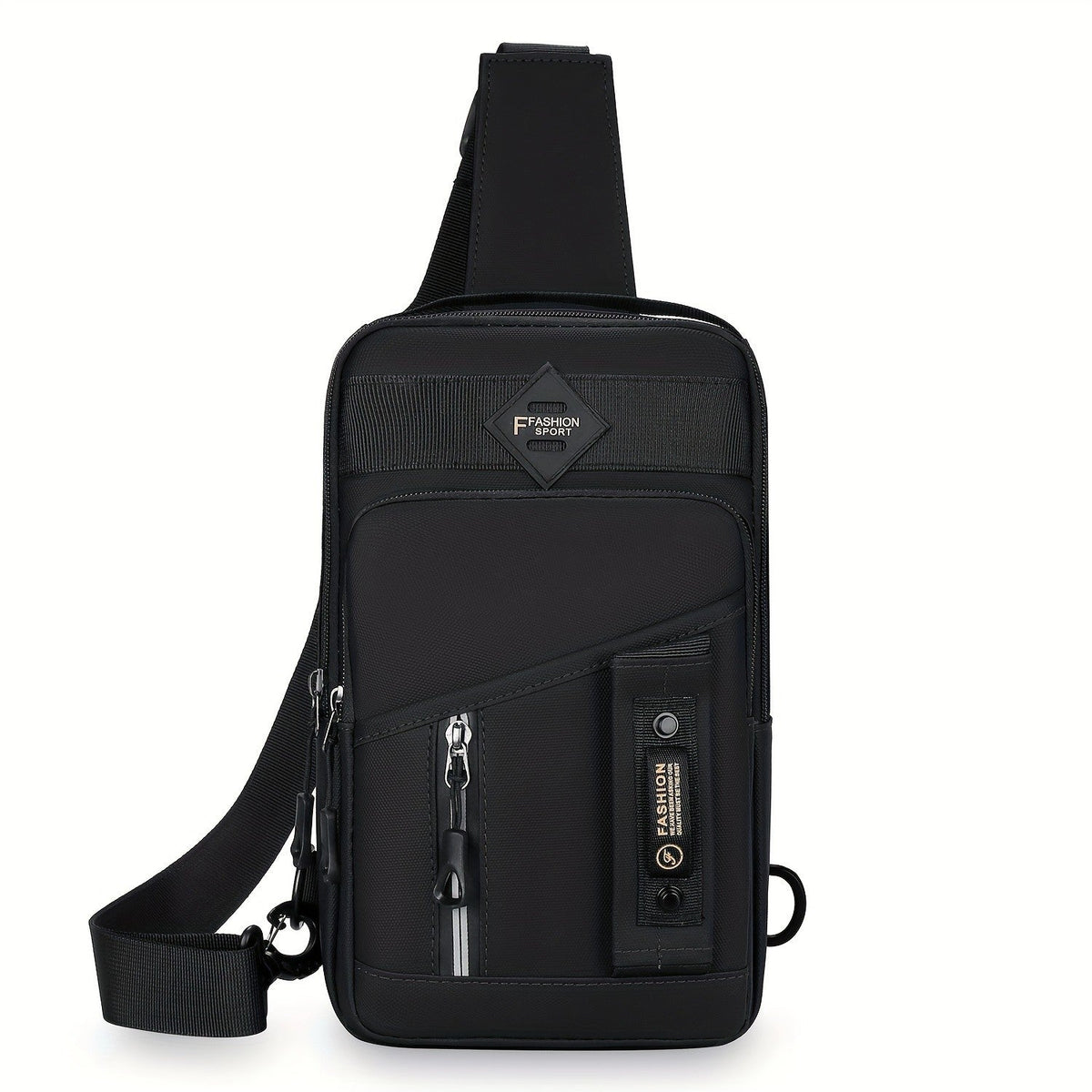 Fashion Multifunctional Chest Bag - 1pc Men's Outdoor Crossbody Bag, Casual Sports Sling Bag