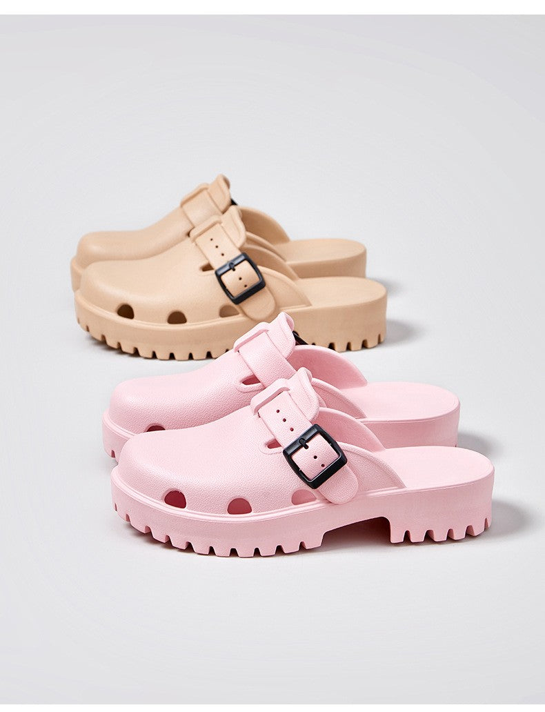 Kidmi New Women's Sandals Platform Beach Sandals EVA Flat Sandals Casual Women Shoes Summer Soft Sandals Outdoor Fashion Sandals