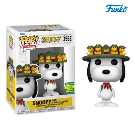 Funko Pop Snoopy Beagle Scouts Series Action Figure Anime Woodstock Astronaut Joe Cool Model Toys Limited Edition Figures Gifts