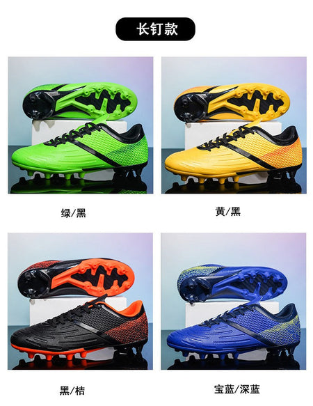 Training Men Soccer Shoes Society Cleats Professional Football Shoes Indoor Non-Slip Football Field Boots Low Cut Sneaker Unisex