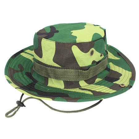 Fashion Men And Women Outdoor Camping Sport Travel Camouflage Fisherman Sunscreen Hat Foldable Wide Brim Soft Hat