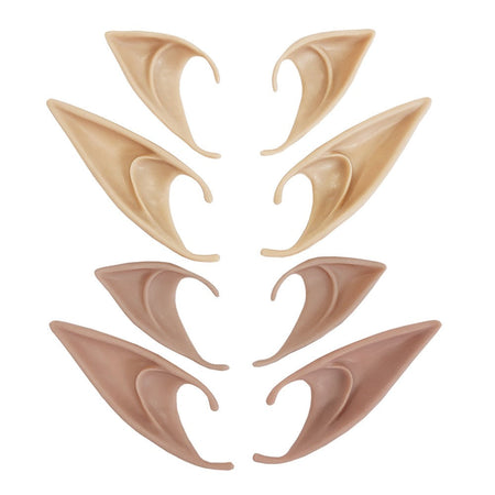 Halloween Elf Ears Latex Simulation Ears Props Fairy Angel Cosplay Mask Halloween Costume Accessories Mascaras Halloween Party