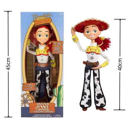 Anime Disney Toy Story 4 Talking Woody Buzz Jessie Rex Action Figures Anime Decoration Collection Figurine Toys Model For Gifts