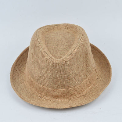 10/24 Pack 1920s Fedora Hats for Men Short Brim Sun Panama Hats Classic Pork Pie Hats Summer Hat for Women Party Wedding Costume