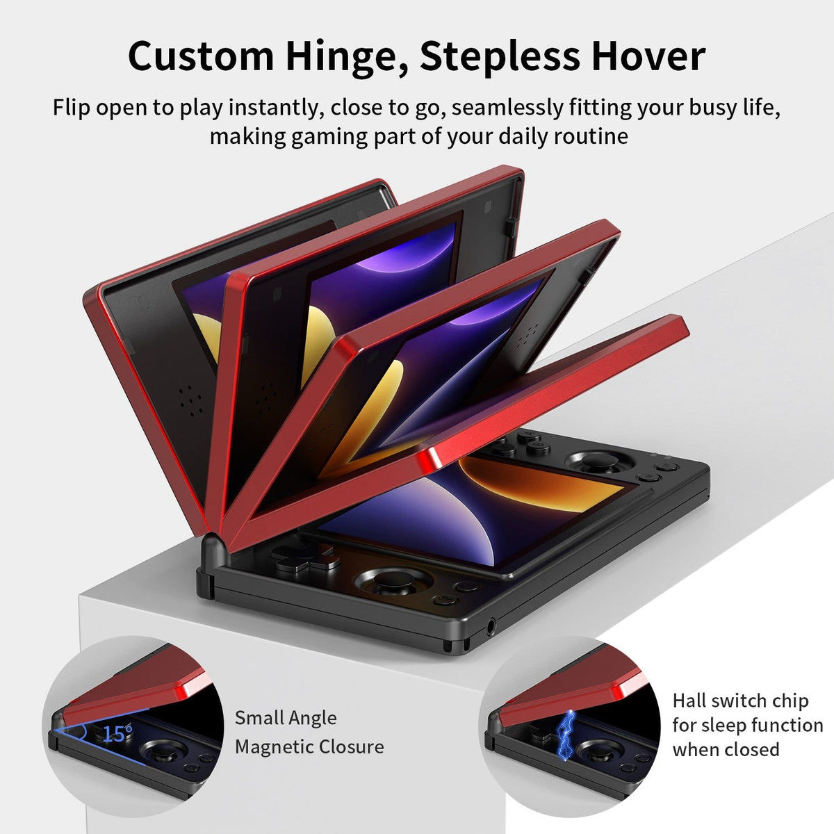Anbernic RG DS Video Game Console Dual 4.0” IPS Screen Android 14 Support Dual Application On Split Screens & Hall  PSP Gifts
