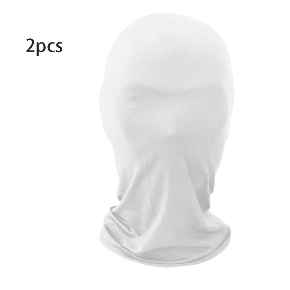 2pcs New Black Cosplay Full Mask Breathable Thin Hood Cosplay Prop Halloween Costumes Party Decoration Cosplay Head Cover