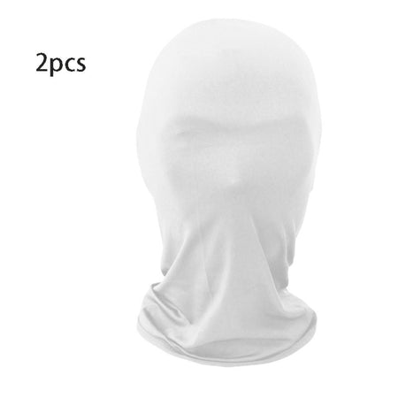 2pcs New Black Cosplay Full Mask Breathable Thin Hood Cosplay Prop Halloween Costumes Party Decoration Cosplay Head Cover